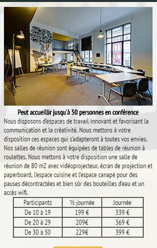 infobulle de salle