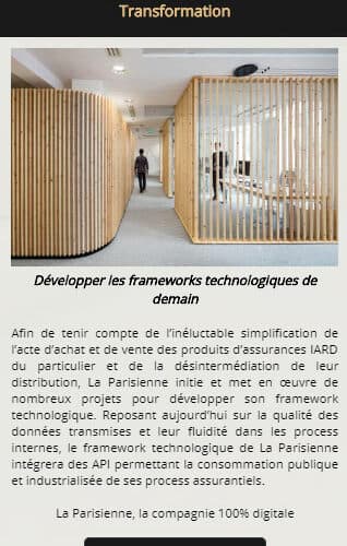 infobulle avec bouton de lien