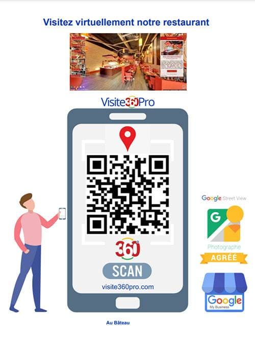 affiche QR code générateur