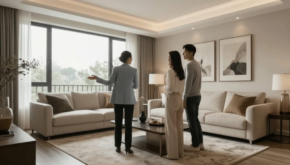 agent immobilier sur place