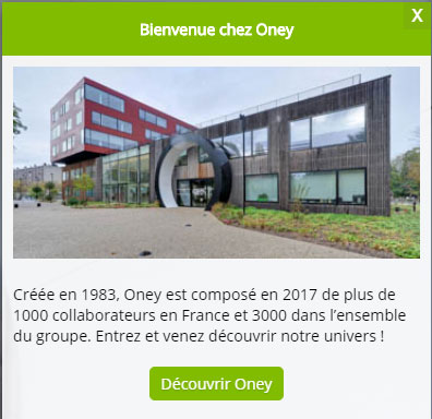 infobulle d'accueil