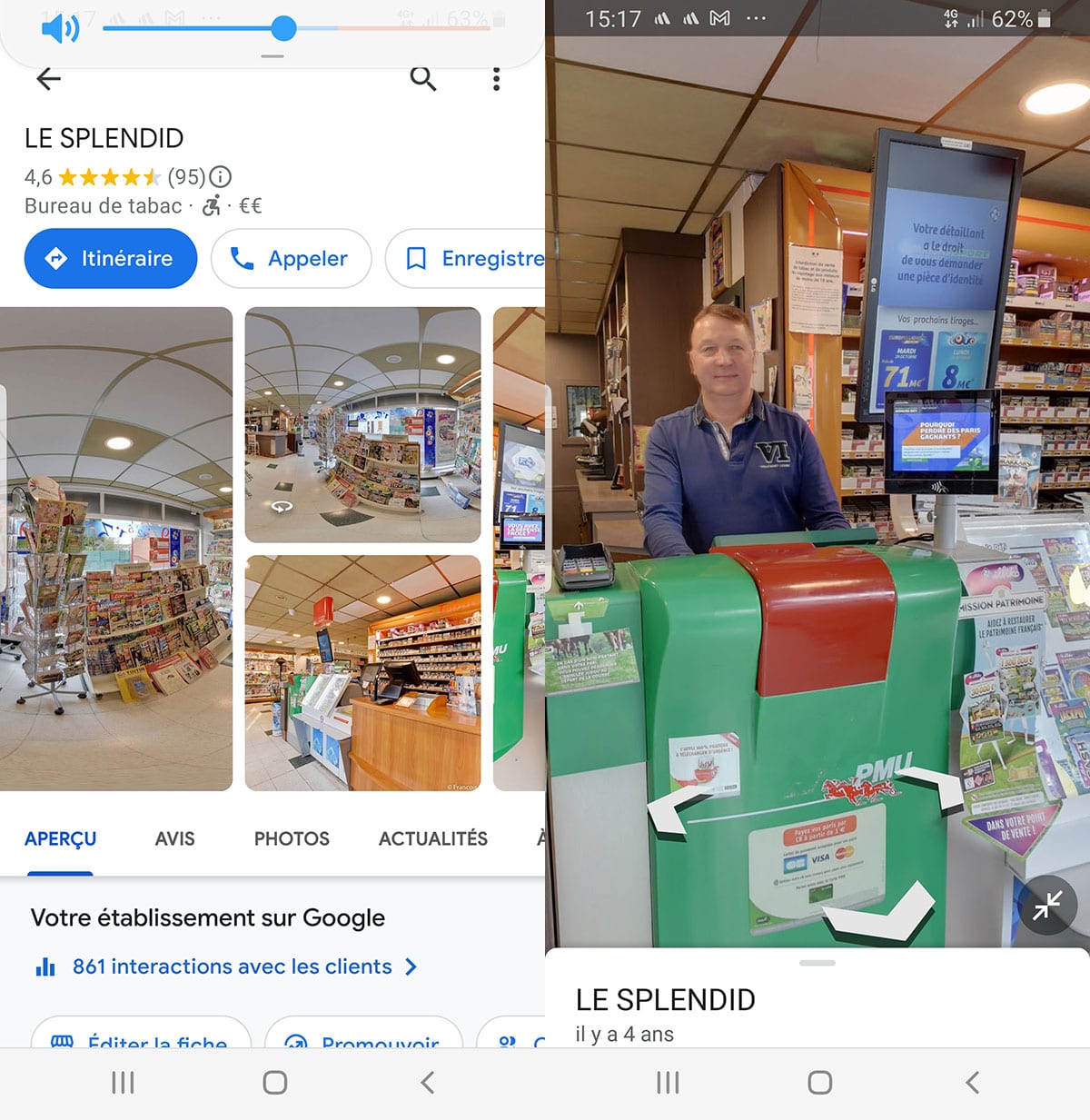 Fiche Google Business Maps Smartphone