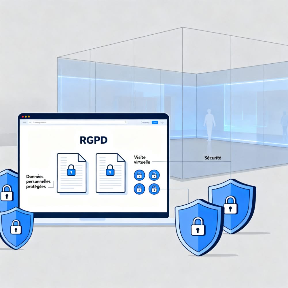 visite virtuelle RGPD
